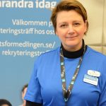 Betina Johansson Mohager berättade om bristyrkena i Hässleholm.
