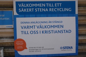 Stena stängde sin anläggning i Hässleholm den 12 juni. Foto: Urban Önell