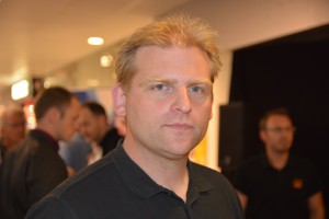 Mattias Berglund säljer Hessleholm Network. Foto: Berit Önell