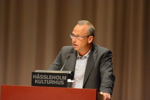 Patrik Jönsson (SD) liknade kommunens ekonomiska situation vid Ebberöds bank.