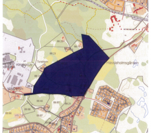 Kommunen vill exploatera området mellan Hovdalavägen och Garnisonen.