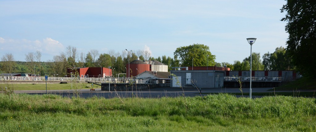 Bilden visar Hässleholms reningsverk.
