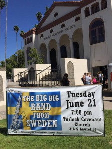Röke Blås kallas The big big band from Sweden och konserterna blir mycket uppskattade.