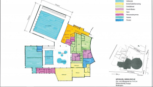 Enligt ett av utredningsförslagen ska tillbyggnad med en 25-metersbassäng uppföras och befintlig simhall byggas om med undervisningsbassäng och leklandskap.