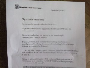 I det andra brevet uppmanas berörda att snarast, och gärna senast den 30 juni, skicka in sina inkomstuppgifter samtidigt som kommunen meddelar att den kan ta reda på inkomsterna.