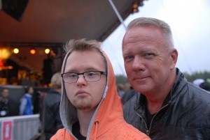 Niklas Paulström har "smitit" från ett sommarläger tillsammans med Tobias Mattsson för att träffa Bonnie Tyler personligen. Foto: Urban Önell