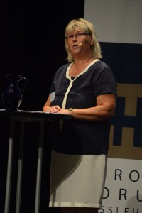 KOmmunstyrelsens ordförande Lena Wallentheim (S) kommenterar nu "superhelgen". Foto: Berit Önell
