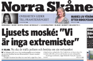 Polischefen Pär Cederholm anser sig felciterad av Norra Skåne när han talar om Frilagts granskning av islamismen som "rykten".