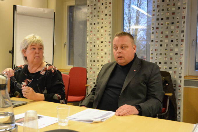 Socialdemokraterna Lena Wallentheim och Joachim Fors.