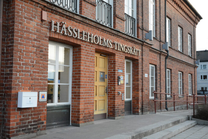 Bilden visar Hässleholms tingsrätt.