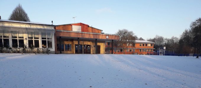 Bilden visar Tyringe skolas högstadium.