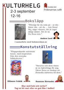 Bilden visar kulturhelgens affisch.