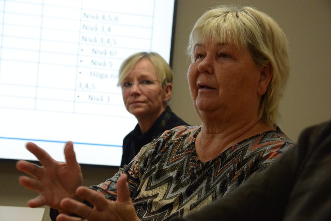 Bilden visar Lena Wallentheim och Veronika Gustavsson.