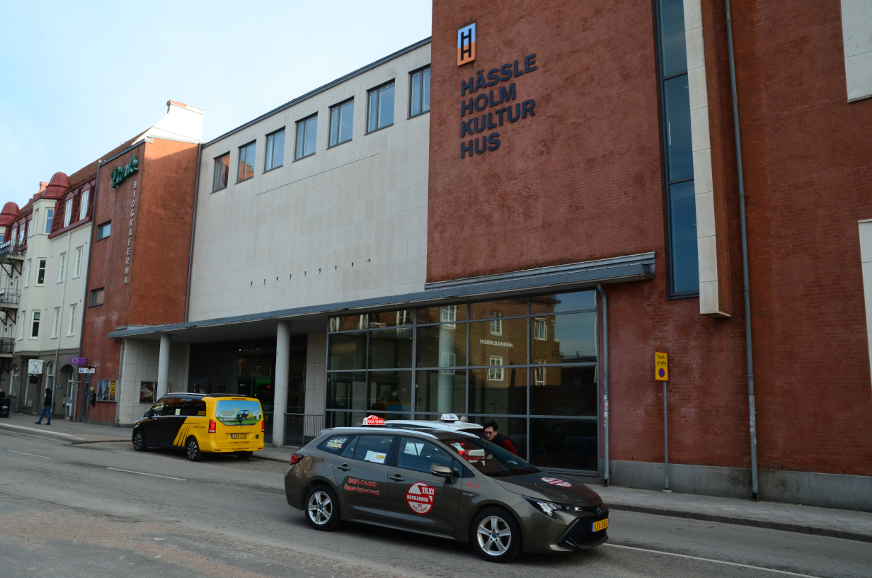 Bilden visar kulturhuset i Hässleholm.