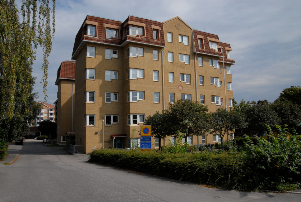 Bilden visar äldreboendet Kaptensgården.