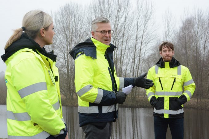 Bilden visar Mats Didriksson, Emma Isacsson och Anton Henryson.