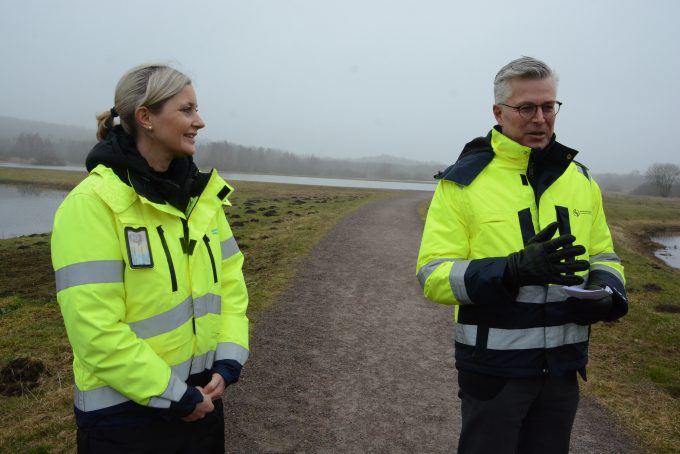 Bilden visar Mats Didriksson och Emma Isacsson.