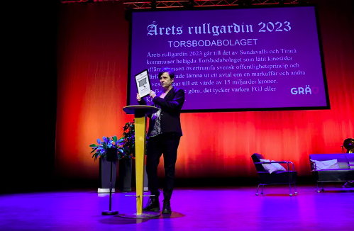 Bilden visar FGJ:s ordförande Ulla Sätereie.
