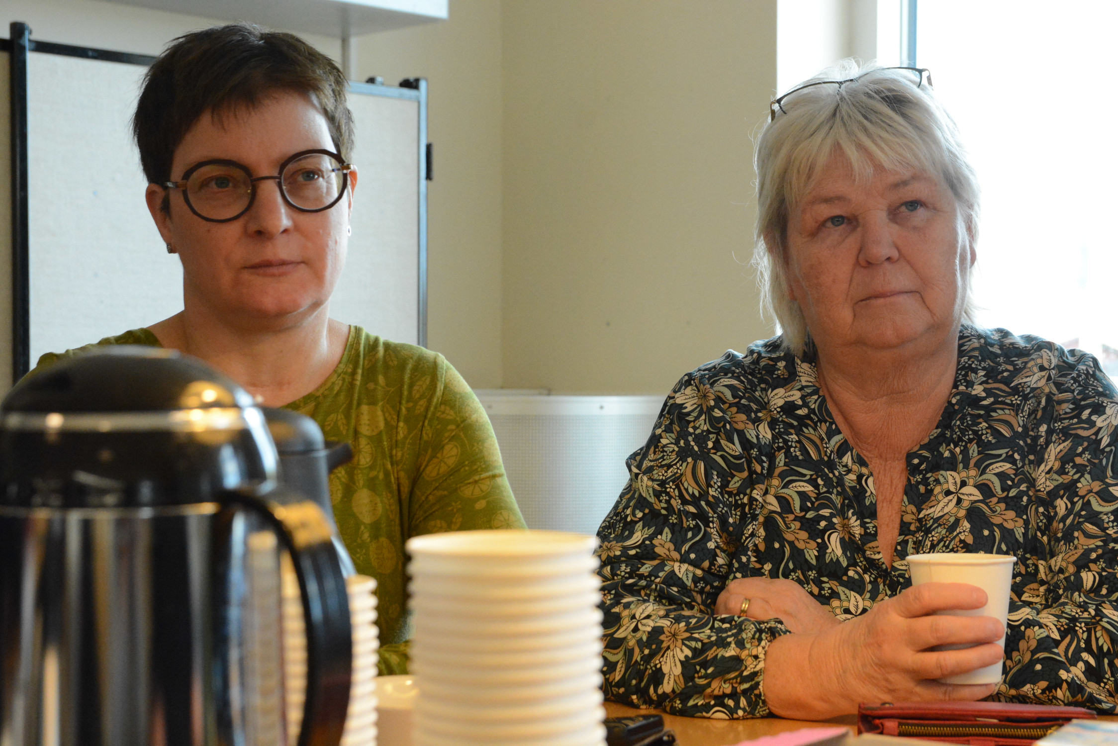 Bilden visar Lena Wallentheim och Lina Bengtsson.