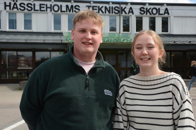 Bilden visar Noel Johansson och Tilda Isberg.