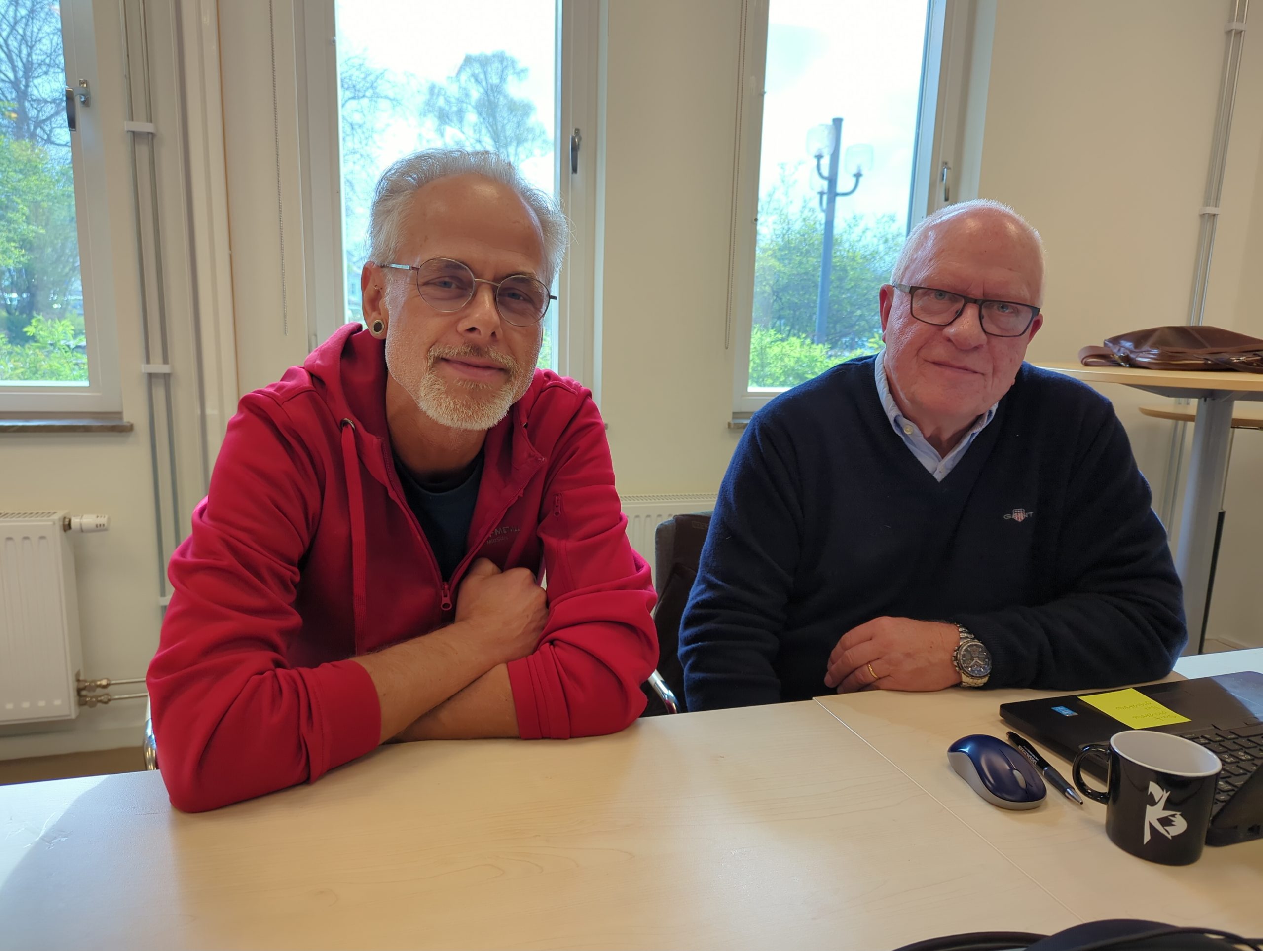 Bilden visar Bo Persson och Jonas Andersson.