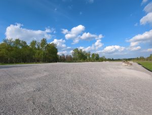 Bilden visar uppställningsplatsen på Björklunda.