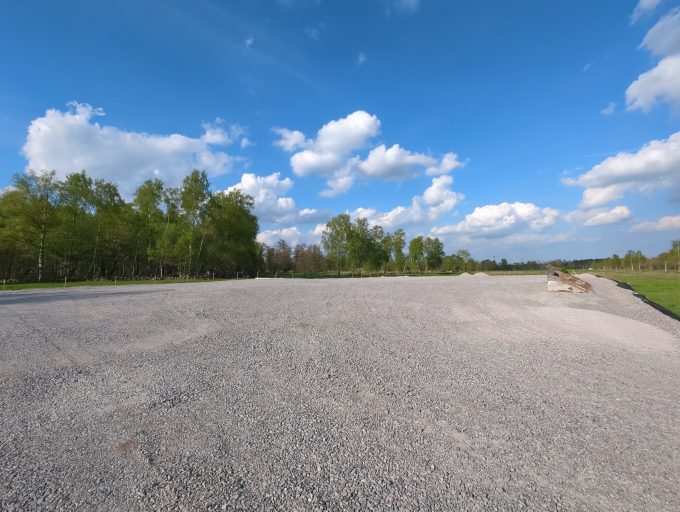 Bilden visar uppställningsplatsen på Björklunda.