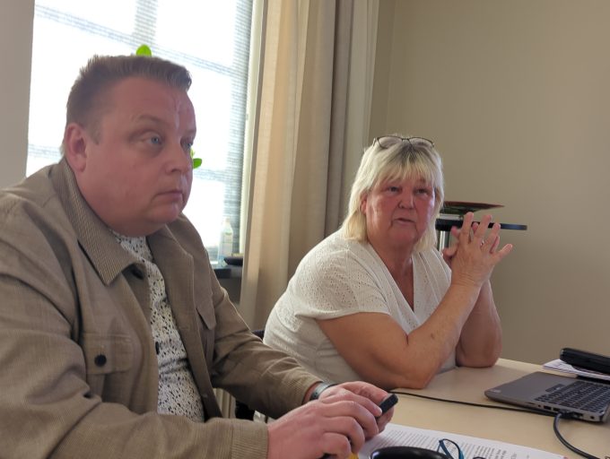 Bilden visar Lena Wallentheim och Joachim Fors.