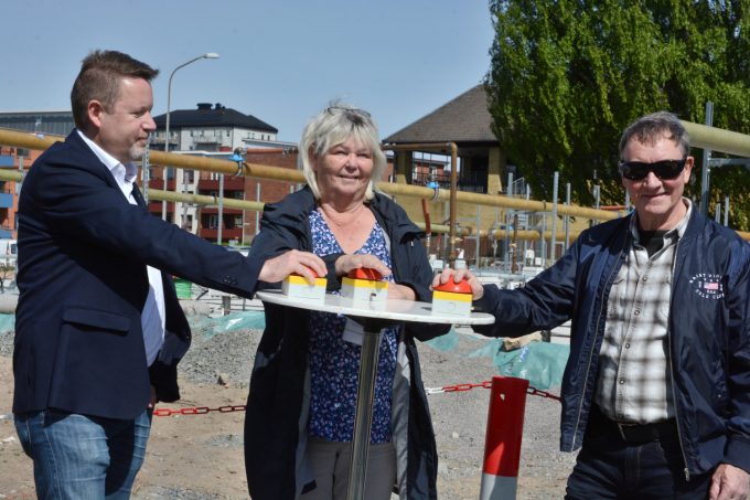 Bilden visar Joakim Karlsson, Lena Wallentheim och Benny Petersson.