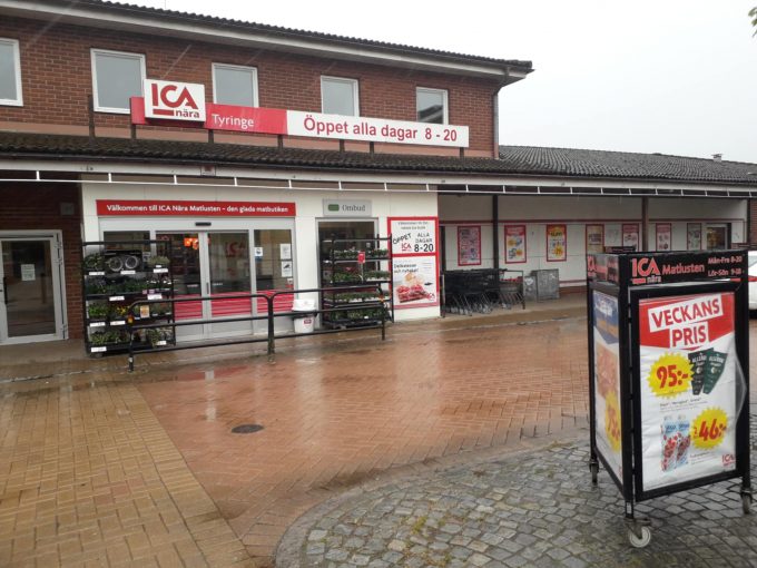 Bilden visar Ica Nära Matlusten i Tyringe.